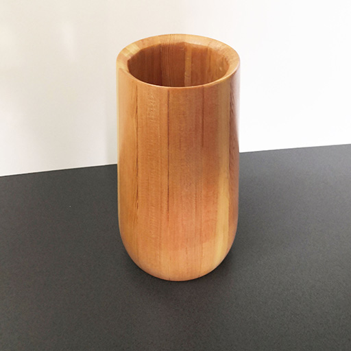 "vaso in legno da interno"