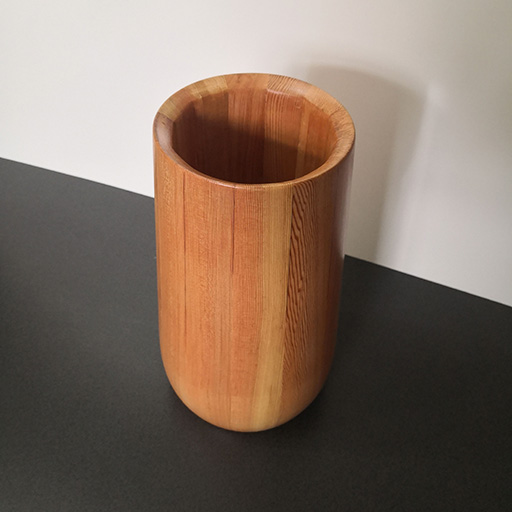 "vaso in legno"